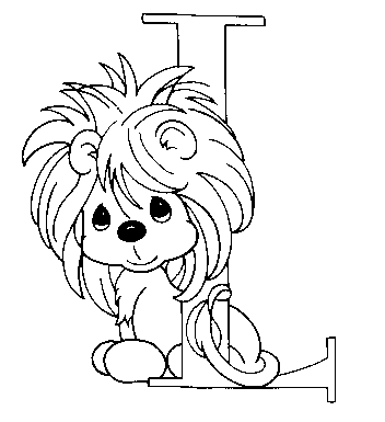 coloriage moments precieux alphabet l